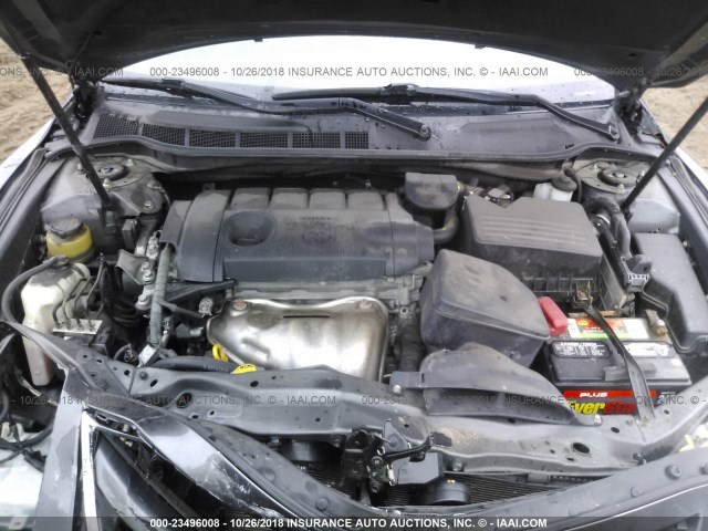4T1BF3EK0BU135599 - 2011 TOYOTA CAMRY SE/LE/XLE GRAY photo 10