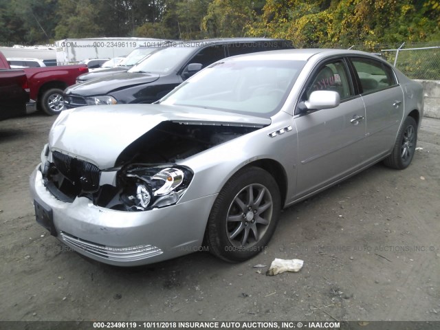 1G4HD57256U252643 - 2006 BUICK LUCERNE CXL SILVER photo 2