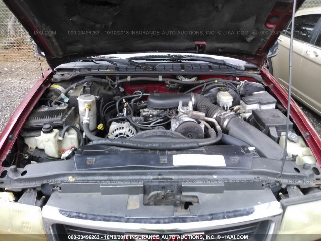 1GKCS13W6W2536966 - 1998 GMC JIMMY أحمر صورة 10