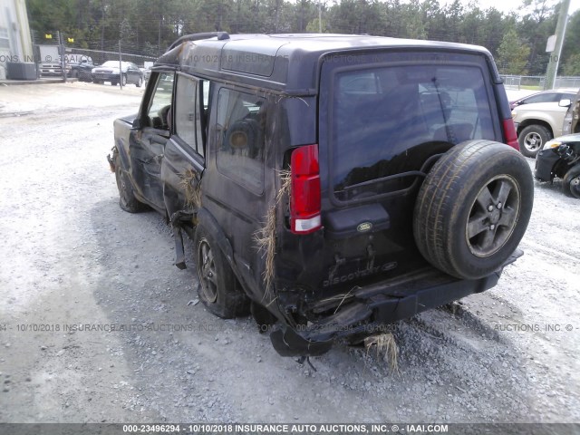 SALTJ12401A718538 - 2001 LAND ROVER DISCOVERY II LE BLACK photo 3