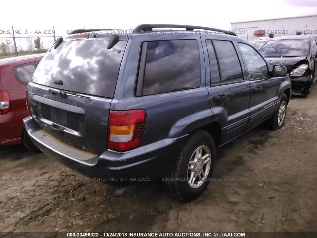 1J4GW48S94C248854 - 2004 JEEP GRAND CHEROKEE LAREDO/COLUMBIA/FREEDOM 蓝色 照片 4