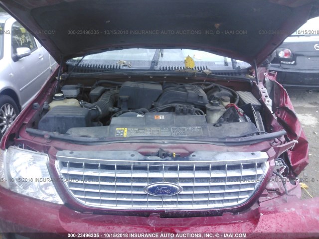 1FMZU73K93UC22952 - 2003 FORD EXPLORER XLT/XLT SPORT/NBX 红色 照片 10