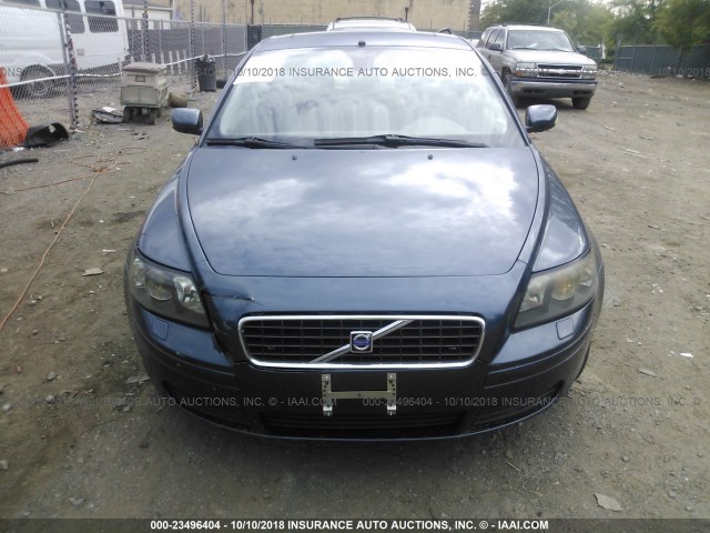 YV1MS382662181437 - 2006 VOLVO S40 BLUE photo 6