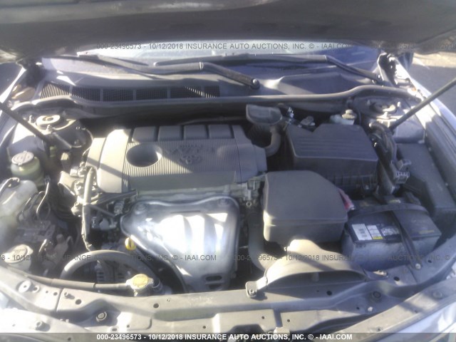 4T4BF3EK3BR198007 - 2011 TOYOTA CAMRY SE/LE/XLE GRAY photo 10