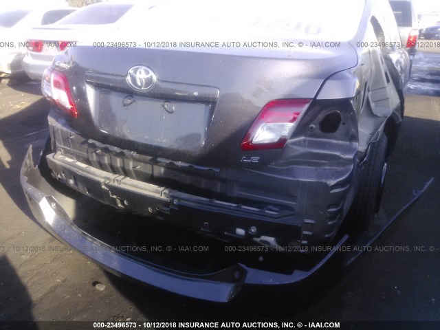 4T4BF3EK3BR198007 - 2011 TOYOTA CAMRY SE/LE/XLE GRAY photo 6