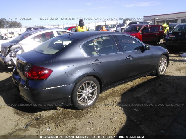 JNKCV61E69M307088 - 2009 INFINITI G37 JOURNEY/SPORT GRAY photo 4