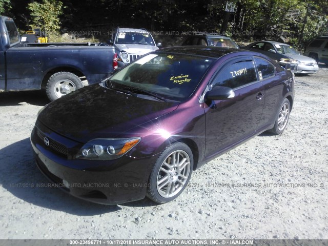 JTKDE167680230286 - 2008 TOYOTA SCION TC 紫色 照片 2