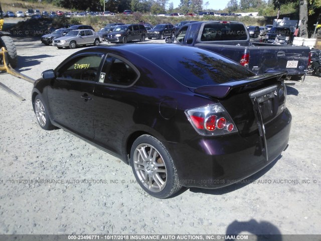 JTKDE167680230286 - 2008 TOYOTA SCION TC 紫色 照片 3