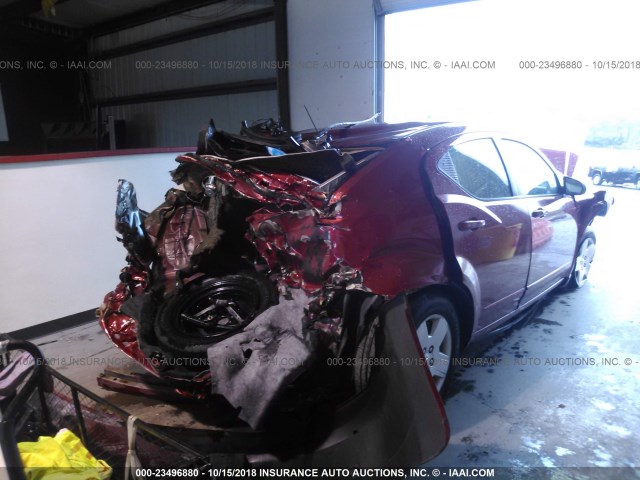 1B3LC46B99N571203 - 2009 DODGE AVENGER SE/SXT RED photo 4