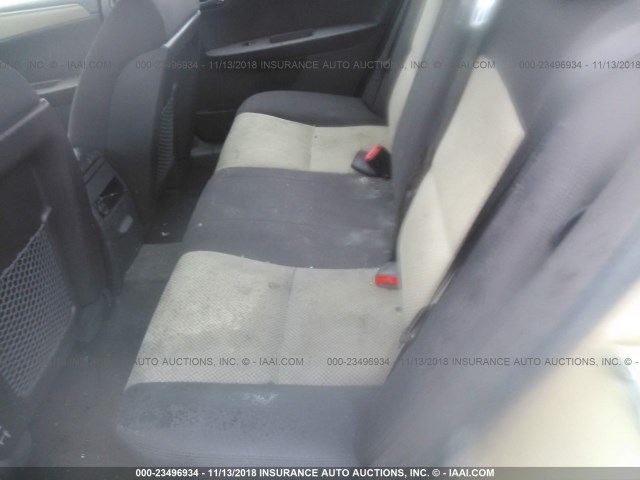 1G1ZG57B28F190487 - 2008 CHEVROLET MALIBU LS Qəhvəyi foto 8