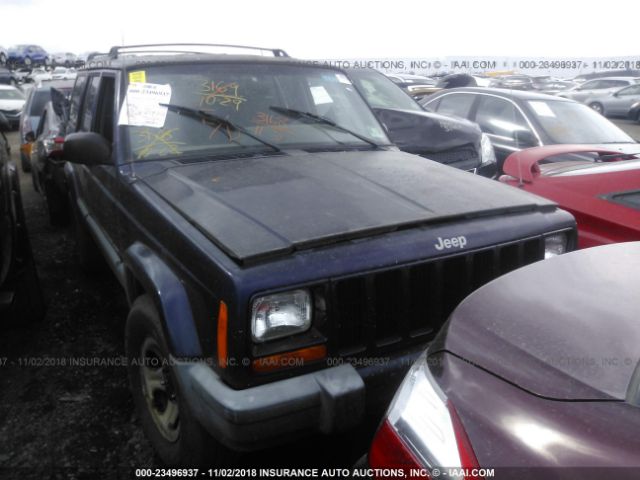 1J4FF68S6XL598213 - 1999 JEEP CHEROKEE SPORT/CLASSIC ლურჯი ფოტო 1