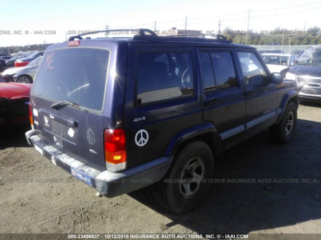 1J4FF68S6XL598213 - 1999 JEEP CHEROKEE SPORT/CLASSIC ლურჯი ფოტო 4