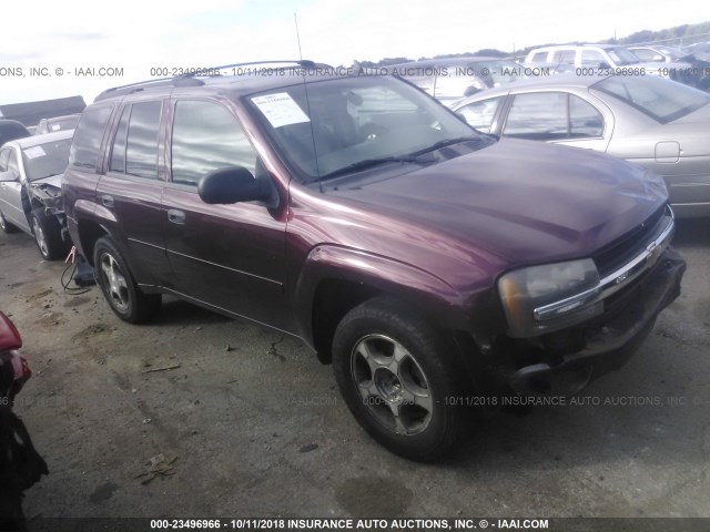 1GNDT13S362352702 - 2006 CHEVROLET TRAILBLAZER LS/LT PURPLE photo 1