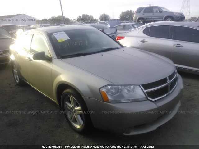 1B3LC56B29N548996 - 2009 DODGE AVENGER SXT/R/T TAN photo 1