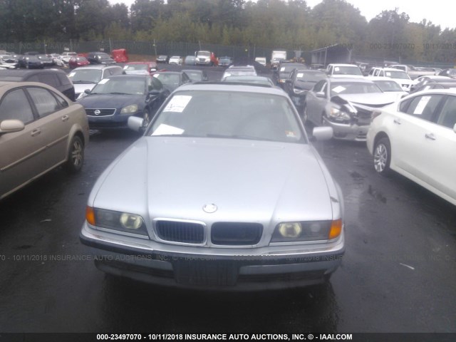 WBAGF8326WDL56766 - 1998 BMW 740 I AUTOMATIC Light Blue photo 6