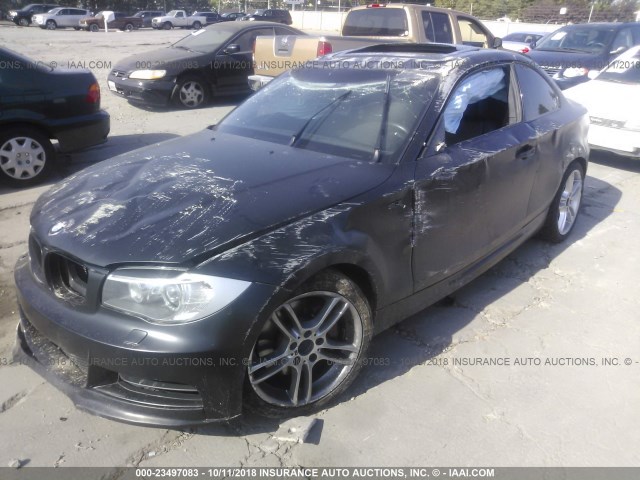 WBAUC9C5XCVM12094 - 2012 BMW 135 I Czarny zdjęcie 2