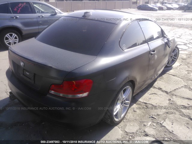 WBAUC9C5XCVM12094 - 2012 BMW 135 I BLACK photo 4