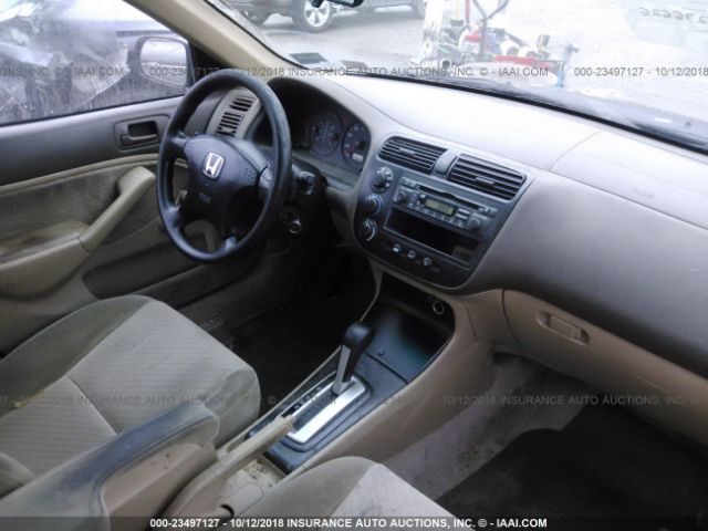 2HGES16355H505530 - 2005 HONDA CIVIC DX VP Mavi foto 5