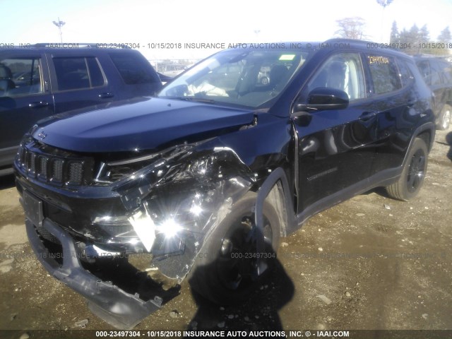 3C4NJDBB2JT395358 - 2018 JEEP COMPASS LATITUDE 黑色 照片 2
