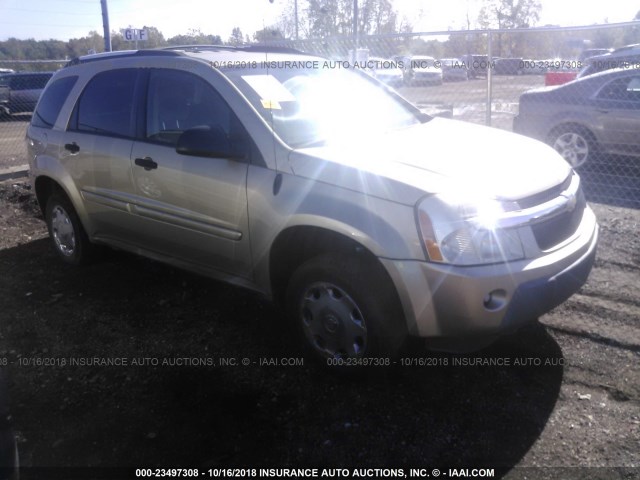 2CNDL13F856191112 - 2005 CHEVROLET EQUINOX LS GOLD photo 1