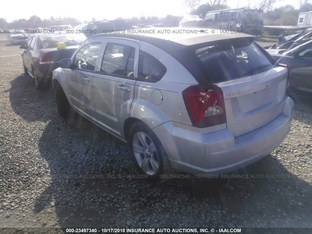 1B3CB3HA5AD591315 - 2010 DODGE CALIBER MAINSTREET SILVER photo 3