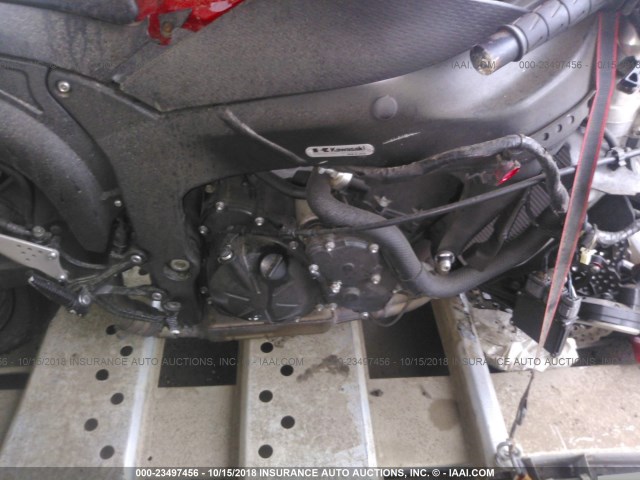 JKAZX4P147A007847 - 2007 KAWASAKI ZX600 P RED photo 8