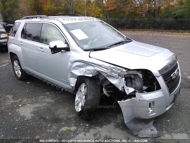 2GKFLTE37D6208383 - 2013 GMC TERRAIN SLE SILVER photo 1