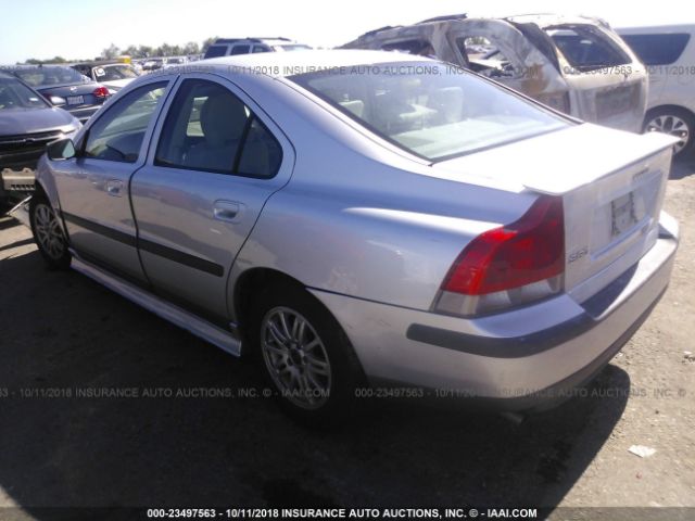 YV1RS61T542406664 - 2004 VOLVO S60 SILVER photo 3