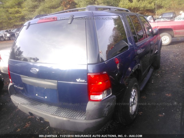 1FMZU72K04UB29451 - 2004 FORD EXPLORER XLS/XLS SPORT BLUE photo 4