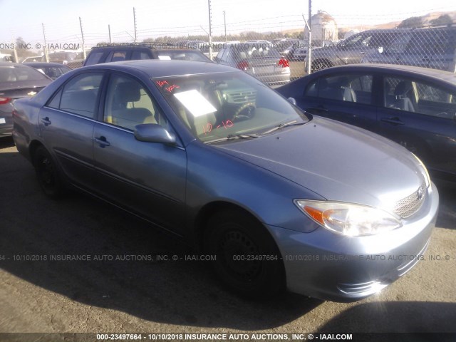 4T1BE32K04U801516 - 2004 TOYOTA CAMRY LE/XLE/SE BLUE photo 1