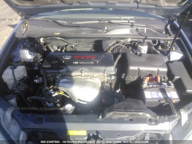 4T1BE32K04U801516 - 2004 TOYOTA CAMRY LE/XLE/SE BLUE photo 10