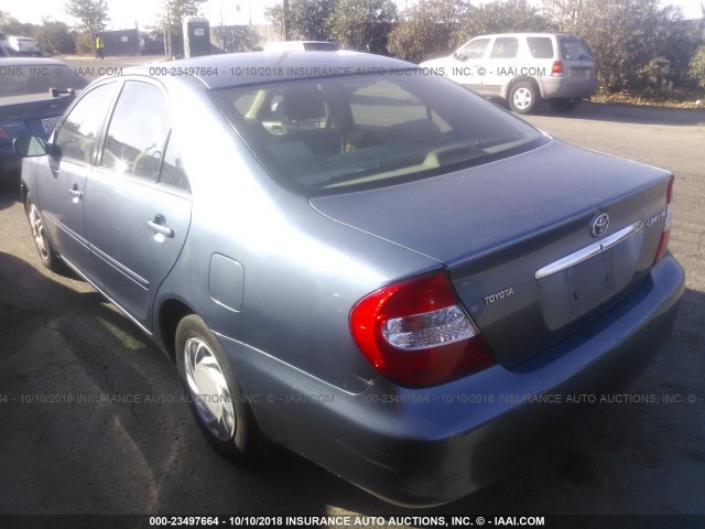 4T1BE32K04U801516 - 2004 TOYOTA CAMRY LE/XLE/SE BLUE photo 3