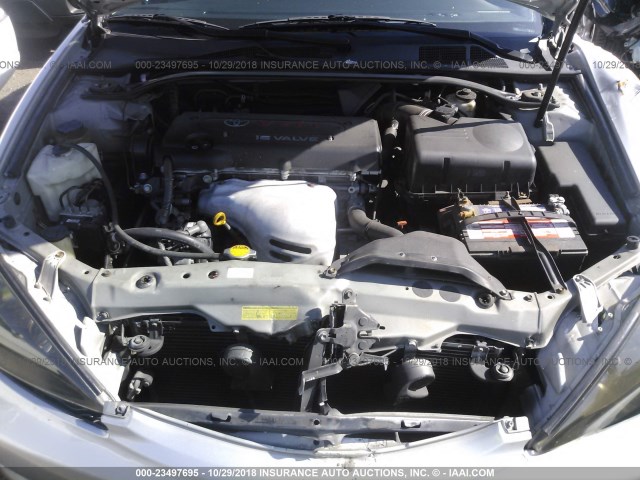 4T1BE30K94U889873 - 2004 TOYOTA CAMRY LE/XLE/SE SILVER photo 10