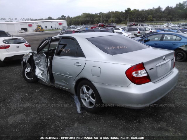 4T1BE30K94U889873 - 2004 TOYOTA CAMRY LE/XLE/SE SILVER photo 3