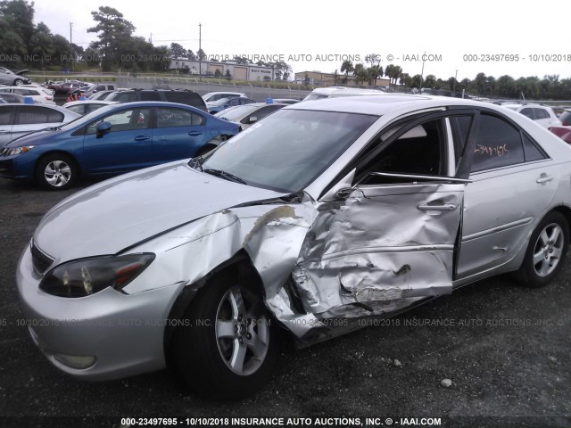 4T1BE30K94U889873 - 2004 TOYOTA CAMRY LE/XLE/SE SILVER photo 6