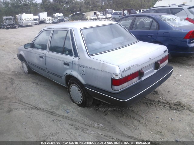 JM1BF2227J0117030 - 1988 MAZDA 323 GRAY photo 3