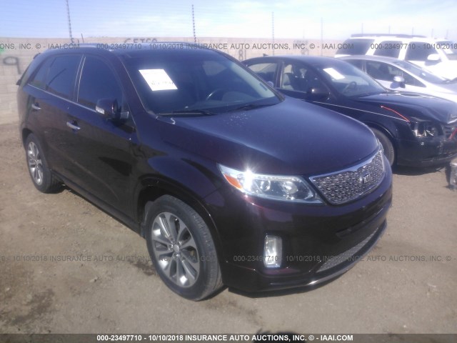 5XYKW4A70FG659872 - 2015 KIA SORENTO SX/SX LIMITED BURGUNDY photo 1