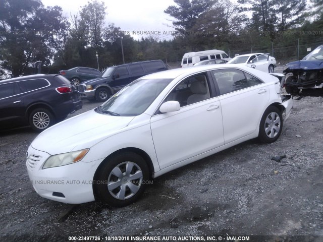 4T1BE46K67U666191 - 2007 TOYOTA CAMRY NEW GENERAT CE/LE/XLE/SE WHITE photo 2