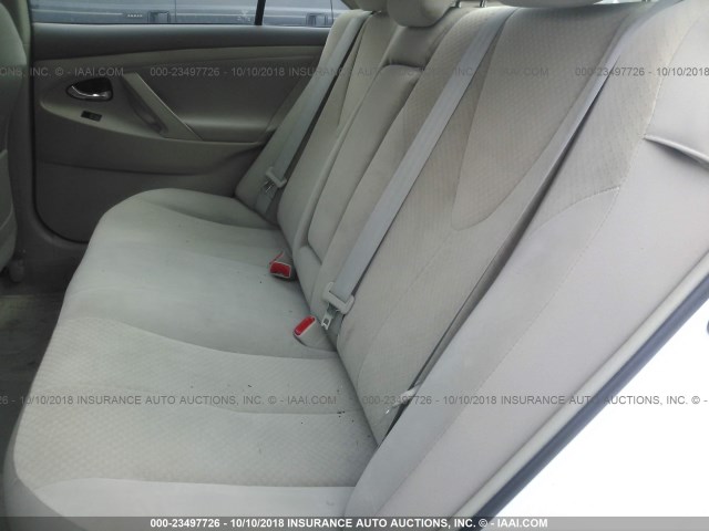 4T1BE46K67U666191 - 2007 TOYOTA CAMRY NEW GENERAT CE/LE/XLE/SE WHITE photo 8