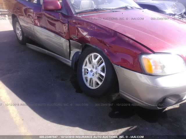 4S3BH806427665272 - 2002 SUBARU LEGACY OUTBACK H6 3.0 LL BEAN RED photo 6