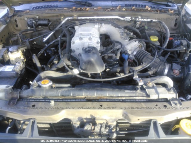 5N1MD28Y52C560394 - 2002 NISSAN XTERRA SE/SC GOLD photo 10