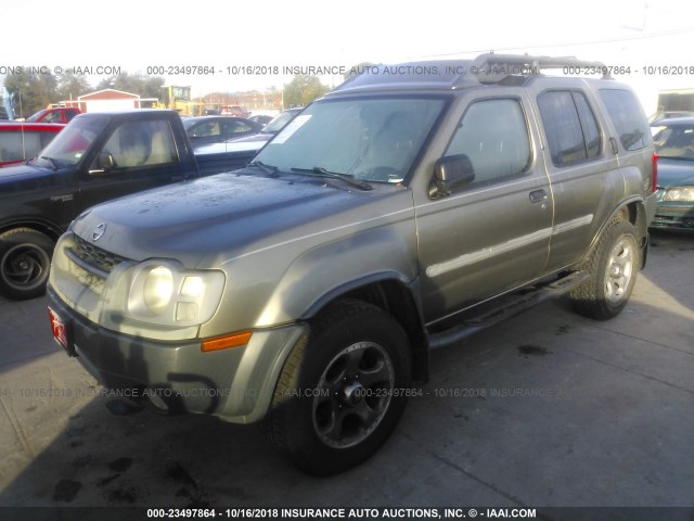 5N1MD28Y52C560394 - 2002 NISSAN XTERRA SE/SC GOLD photo 2