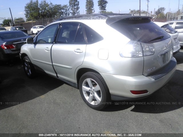 JTJGK31U970008293 - 2007 LEXUS RX 350 SILVER photo 3