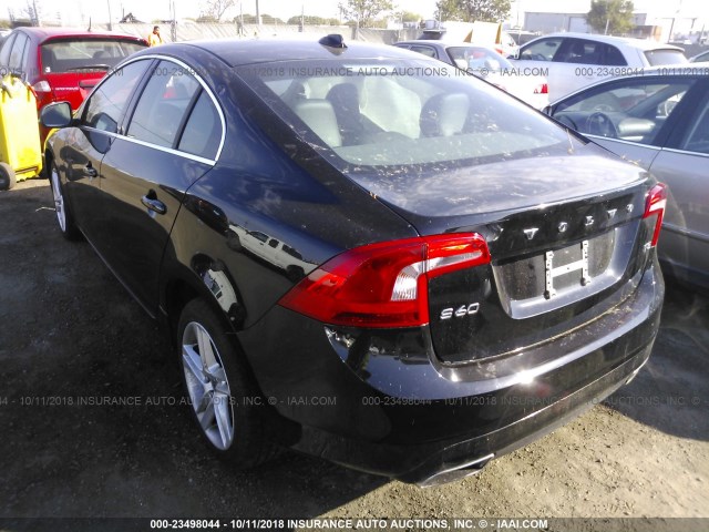 YV140MFK8F1342021 - 2015 VOLVO S60 PREMIER BLACK photo 3