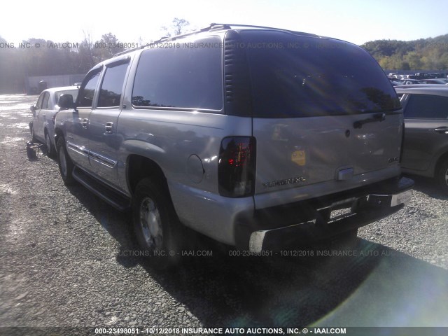 1GKFK16T84J139745 - 2004 GMC YUKON XL K1500 SILVER photo 3