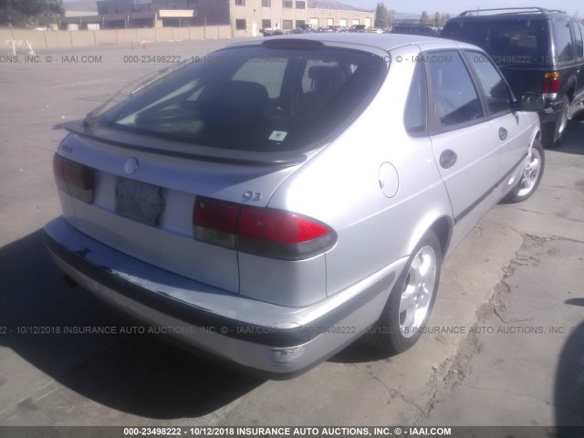 YS3DF58N1X2070675 - 1999 SAAB 9-3 SE SILVER photo 4