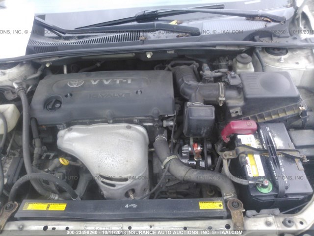 JTKDE177550014357 - 2005 TOYOTA SCION TC 白色 照片 10