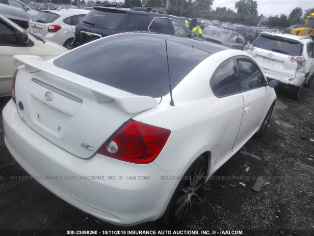 JTKDE177550014357 - 2005 TOYOTA SCION TC 白色 照片 4
