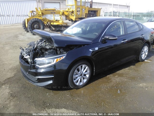 5XXGT4L36JG264228 - 2018 KIA OPTIMA LX/S BLACK photo 2