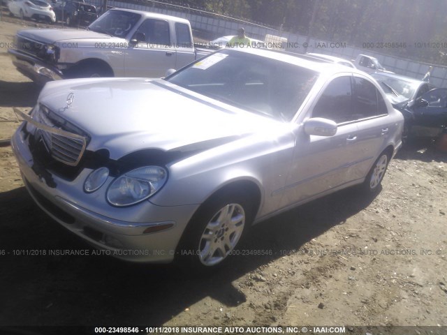 WDBUF65J53A088187 - 2003 MERCEDES-BENZ E 320 SILVER photo 2